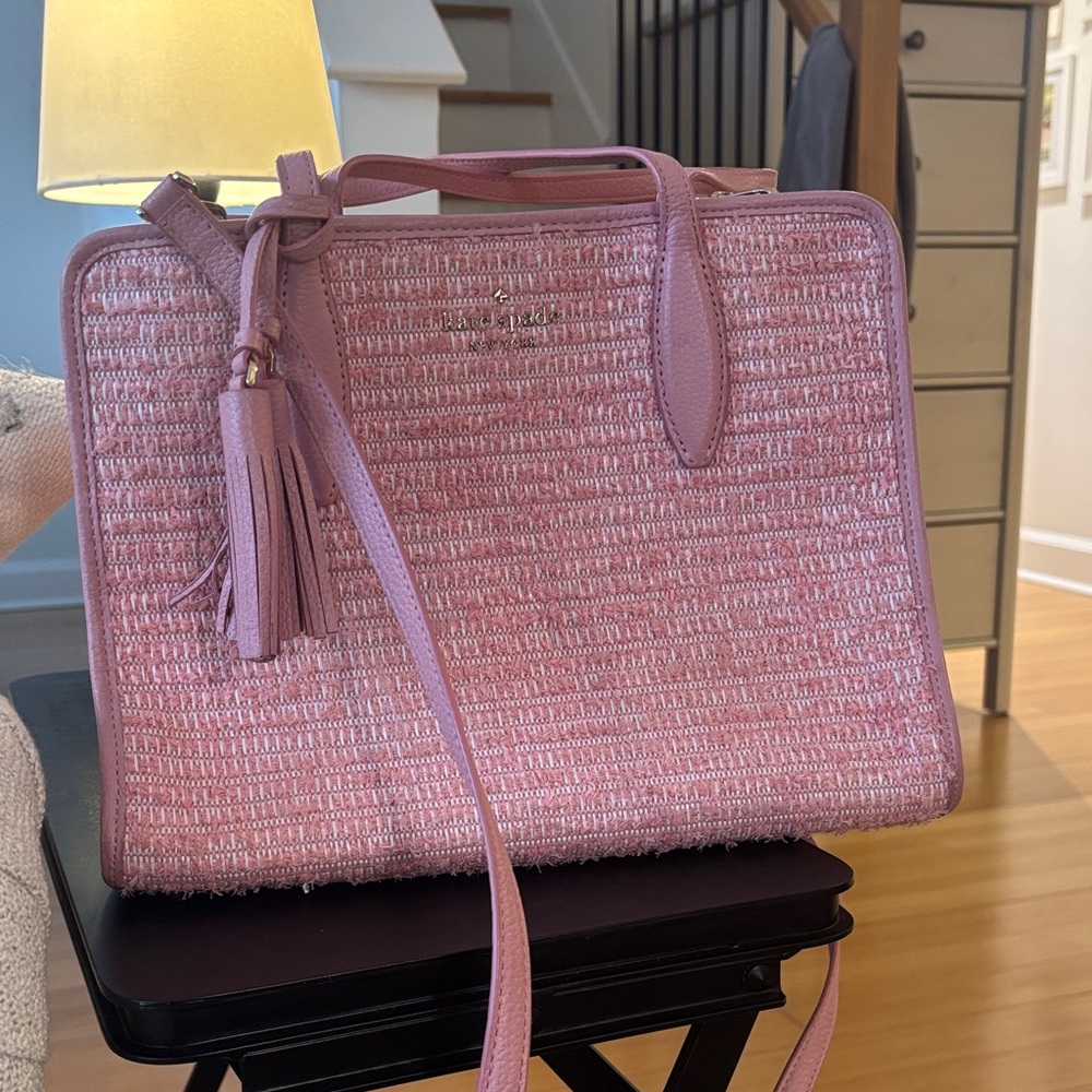 Kate Spade Coral Textured Handbag